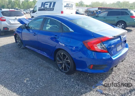 2021 Honda Civic Sport from USA, damaged, VIN 2HGFC2F87MH525814